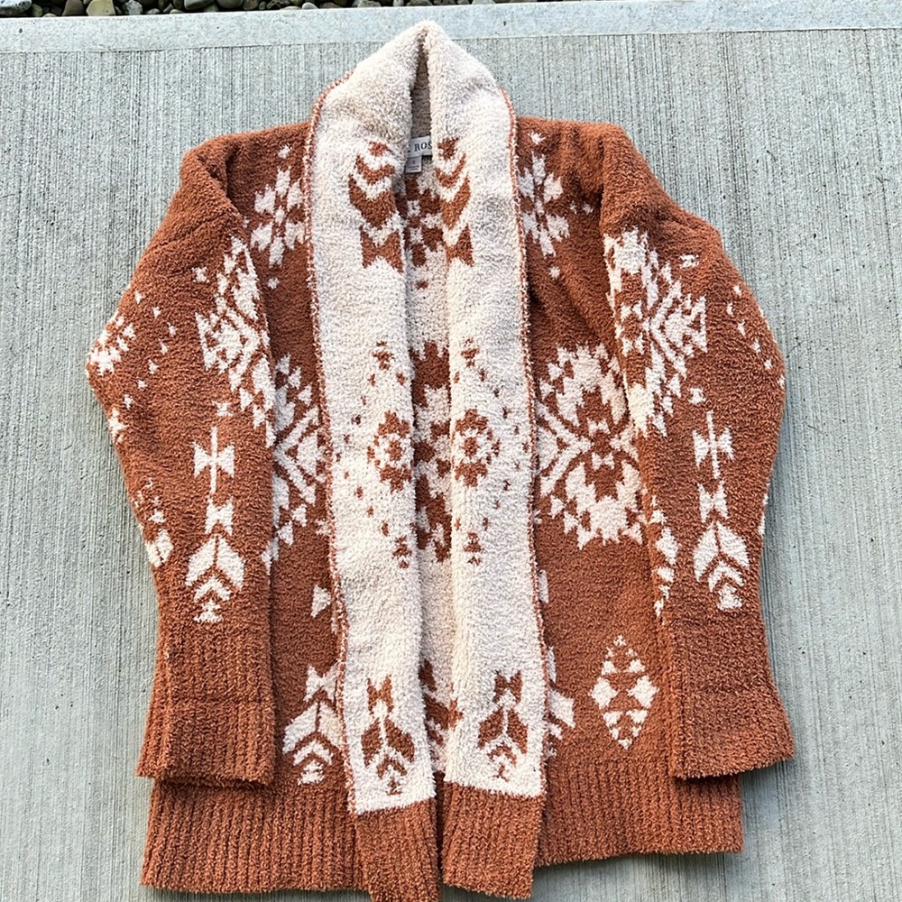AZTEC PRINT CARDIGAN
